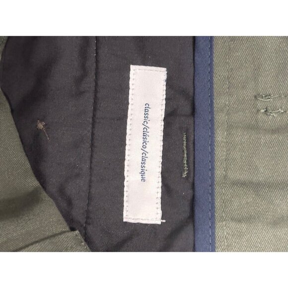 Amazon Essentials Mens Classic Fit Olive Chino Pants Size 42W x 32L - Picture 3 of 3